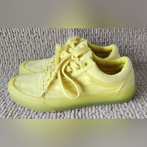 Vans 0ld Skool TranslucentSkate Shoe | Neon yellow I size 7.5 w
